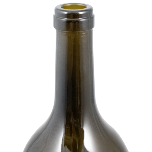 3L Antique Green Bordeaux Farro Glass Wine Bottles, Punted - Case of 4 - PLACEHOLDER