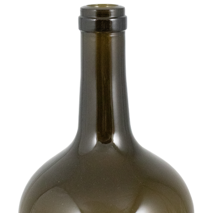 2.25L Antique Green Bordeaux Farro Glass Wine Bottles, Punted - Case of 6 - PLACEHOLDER