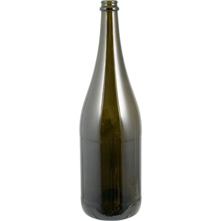 1.5L Antique Green Champagne Farro Glass Wine Bottles, Punted - Case of 6 - PLACEHOLDER