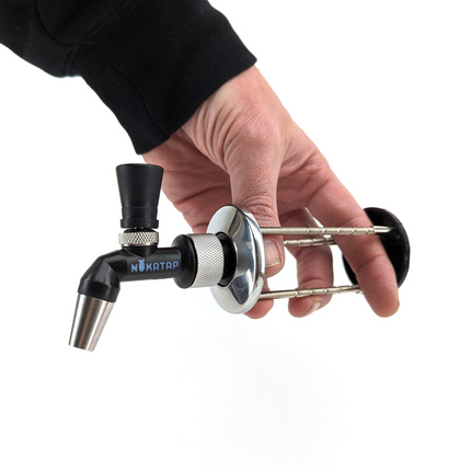 NukaTap Mini Faucet Wall Mount Shank Adapter - Duotight 6.35mm (1/4)