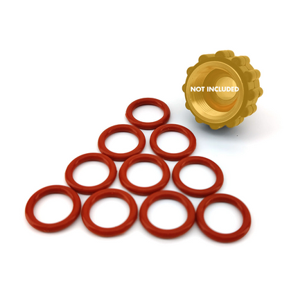 Quick Swivel Connector - O-rings - High Temp Silicone - 10 Pack