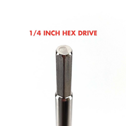 Premium Stainless Steel Drill Powered Mash Stirrer & Mixer - 1/4 in. Hex Drive