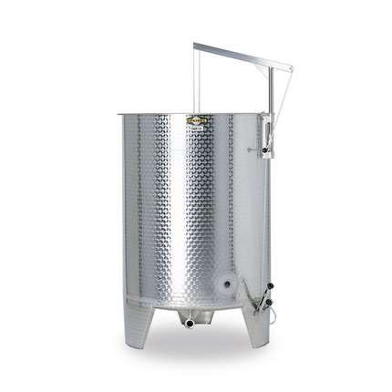 Speidel 1100L, 1000mm Diameter FO Dish Bottom Variable Volume Tank w/ Lid