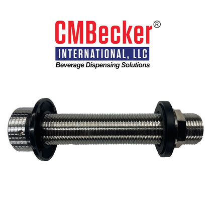 CM Becker | Flow Control Shank - 5 3/8” | 304 Stainless Steel Shank
