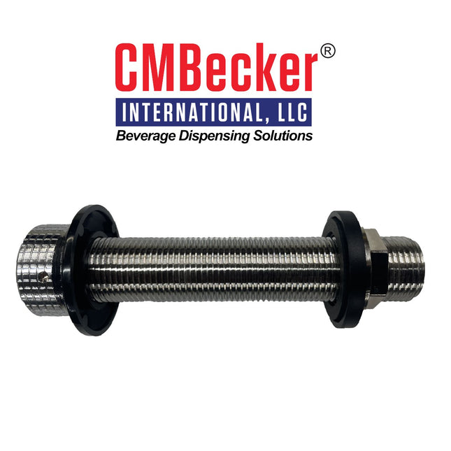 CM Becker | Flow Control Shank - 5 3/8” | 304 Stainless Steel Shank