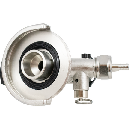 Tap - German Slider A-Style - Stainless Steel - With PRV - Keg Coupler