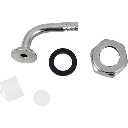 Tap - German Slider A-Style - Stainless Steel - With PRV - Keg Coupler
