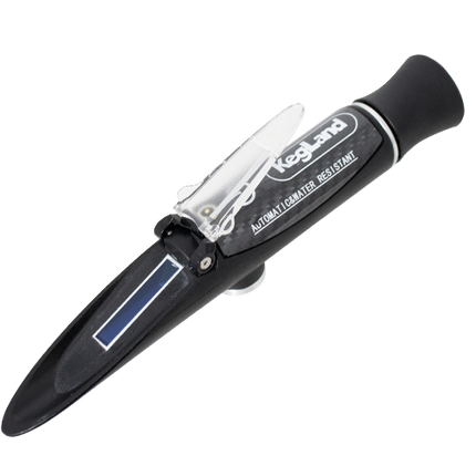 Saber Waterproof Portable Refractometer with ATC & LED Light