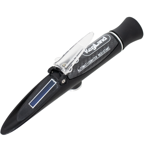 Saber Waterproof Portable Refractometer with ATC & LED Light