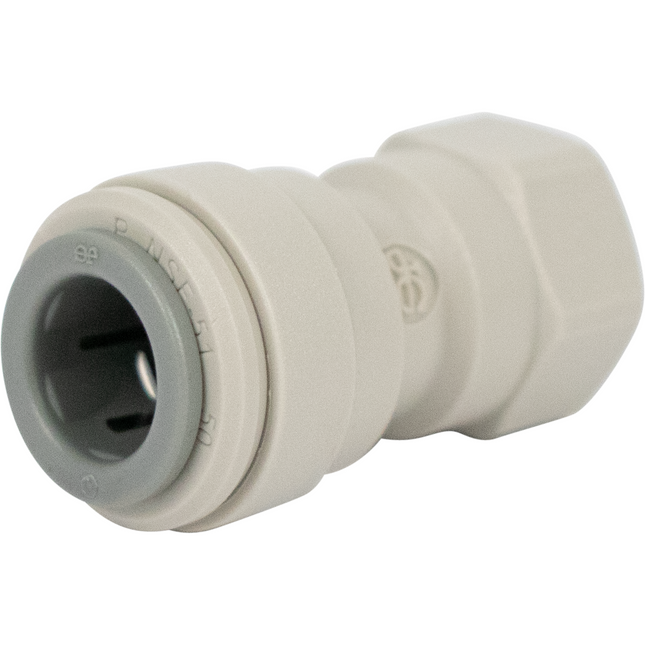 John Guest Fitting - 3/8" Push to 1/4" FNPT 