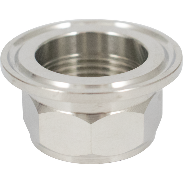 Stainless - 1.5 in. T.C. x 1 in. BSPT Female