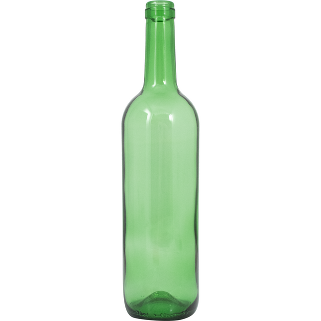 750mL Champagne Green Claret/Bordeaux Farro Glass Wine Bottles, Punted - PLACEHOLDER