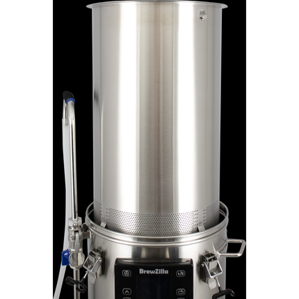 BrewZilla All Grain Brewing System | Gen 4.1 | Integrated Pump | Includes Wort Chiller | WiFi | Bluetooth | RAPT | 35L | 9.25G | 220V - Damaged Box Return