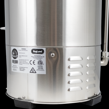 BrewZilla All Grain Brewing System | Gen 4.1 | Integrated Pump | Includes Wort Chiller | WiFi | Bluetooth | RAPT | 35L | 9.25G | 220V - Open Box