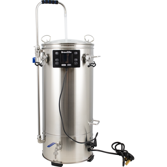 BrewZilla All Grain Brewing System | Gen 4.1 | Integrated Pump | Includes Wort Chiller | WiFi | Bluetooth | RAPT | 35L | 9.25G | 220V - Open Box