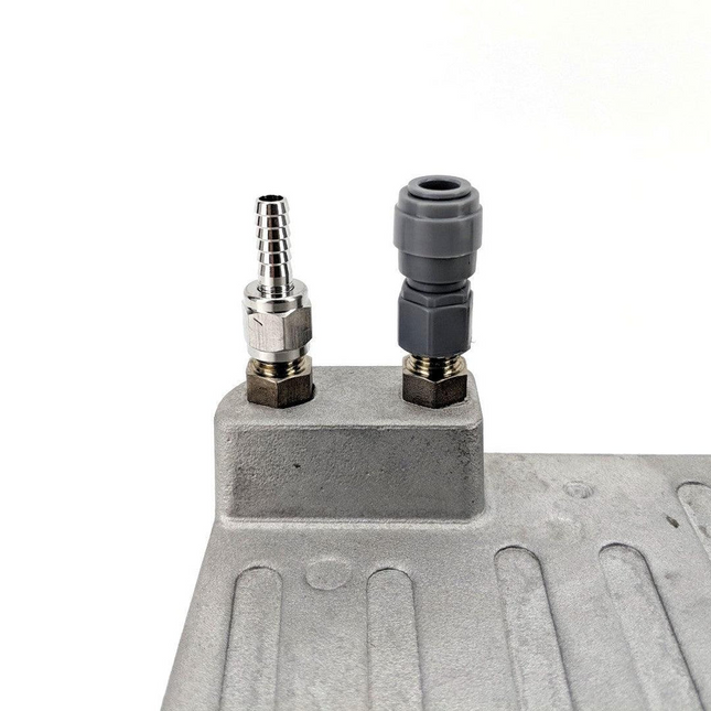 KegLand Cast Aluminum Cold Plate - 2 Lines