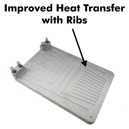 KegLand Cast Aluminum Cold Plate - 2 Lines