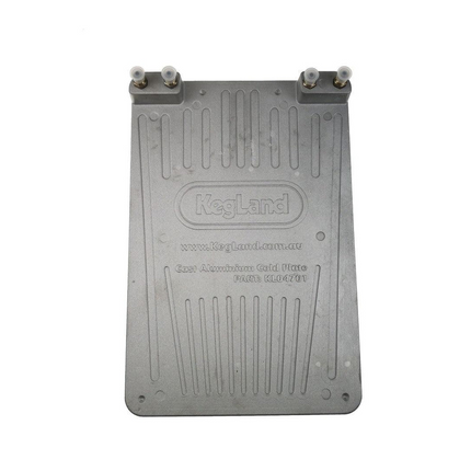 KegLand Cast Aluminum Cold Plate - 2 Lines