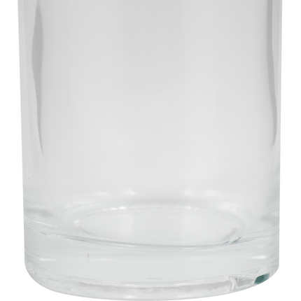 375ml Flint/Clear Jersey Farro Glass Spirit Bottle, Round - Case of 24 - PLACEHOLDER
