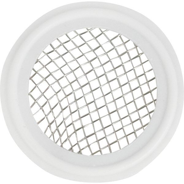 Tri-Clamp Gasket with Stainless Mesh Screen | 7 Mesh | Teflon | 1.5