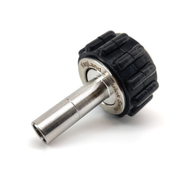 Quick Swivel Connector - Straight Barb - 9.5mm (3/8) - Duotight Compatible - Complete w/ Nut & O-ring