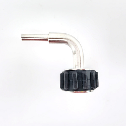 Quick Swivel Connector - Elbow Barb - 6.35mm (1/4) - Duotight Compatible - Complete w/ Nut & O-ring
