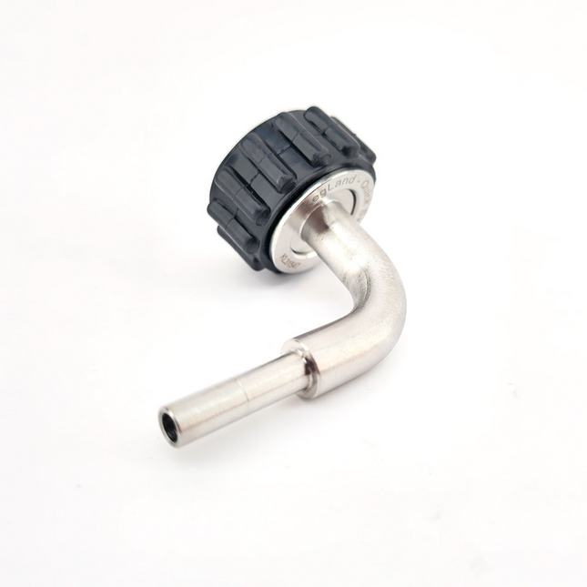 Quick Swivel Connector - Elbow Barb - 6.35mm (1/4) - Duotight Compatible - Complete w/ Nut & O-ring