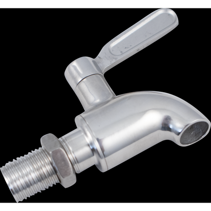 Farro Glass Wide Mouth Carboy Stainless Steel Spigot 1 - Standard Turn