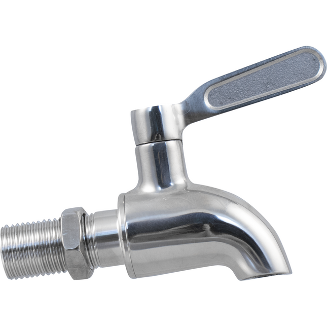 Farro Glass Wide Mouth Carboy Stainless Steel Spigot 1 - Standard Turn