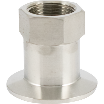 Stainless - 1.5 in. T.C. x 3/4 in. Female BSPP