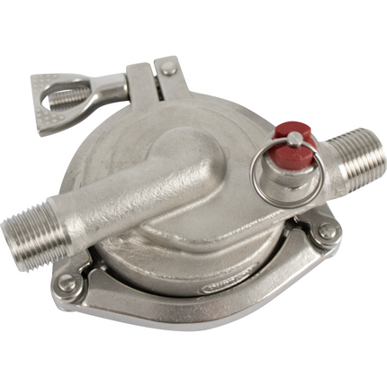 Tri-Clamp Pump Head Upgrade Kit for 25W MKII Pump - Inline Threaded Ports