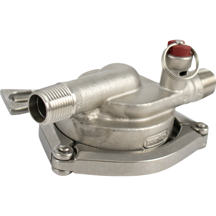 Tri-Clamp Pump Head Upgrade Kit for 25W MKII Pump - Inline Threaded Ports