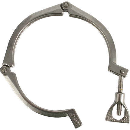 Stainless - 4 in. T.C. Clamp - 3 Piece
