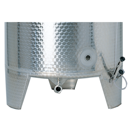 Speidel 3850L, 1600mm Diameter FO Dish Bottom Variable Volume Tank w/ Lid - Partial Jacket - Manway - PLACEHOLDER