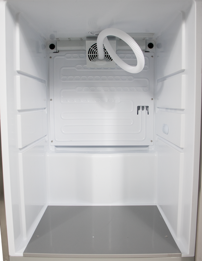 KOMOS® Deluxe Kegerator | Stainless Steel Exterior | Digital Thermostat | Casters | Regulator | Fits 1 Half Barrel Keg or 4 Corny Kegs | No Tower - Used