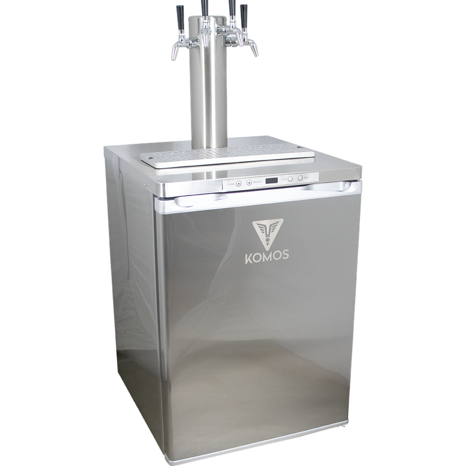 Tour Kegerator Distributeur De Bière Acier Inoxydable Réglable - Simple Face Pour Amateurs De Brassage Maison