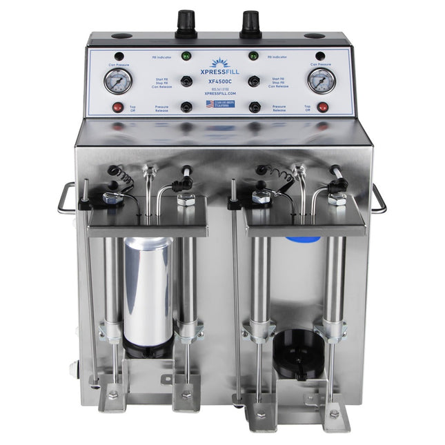 XpressFill XF4500C - 2 Spout Counter-Pressure Can Filler