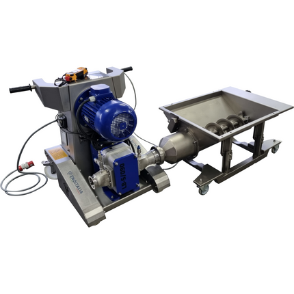 EnoItalia - Lobe Rotor Eurofill Pump - Automatic Control Panel and Motorized Collection Bin (Receiving Hopper) - PLACEHOLDER