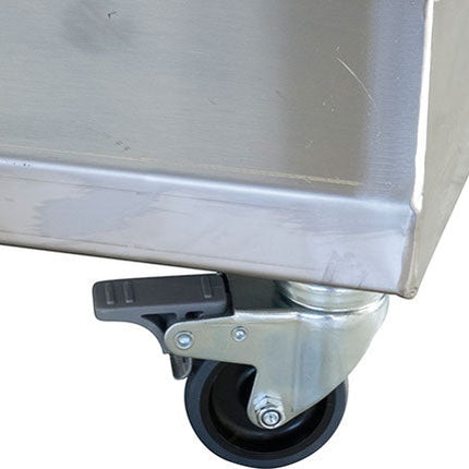 EnoItalia Wine Bottle Filler (Professional) - 6 Spout on Cart with Pump and Float Switch - 110V - PLACEHOLDER