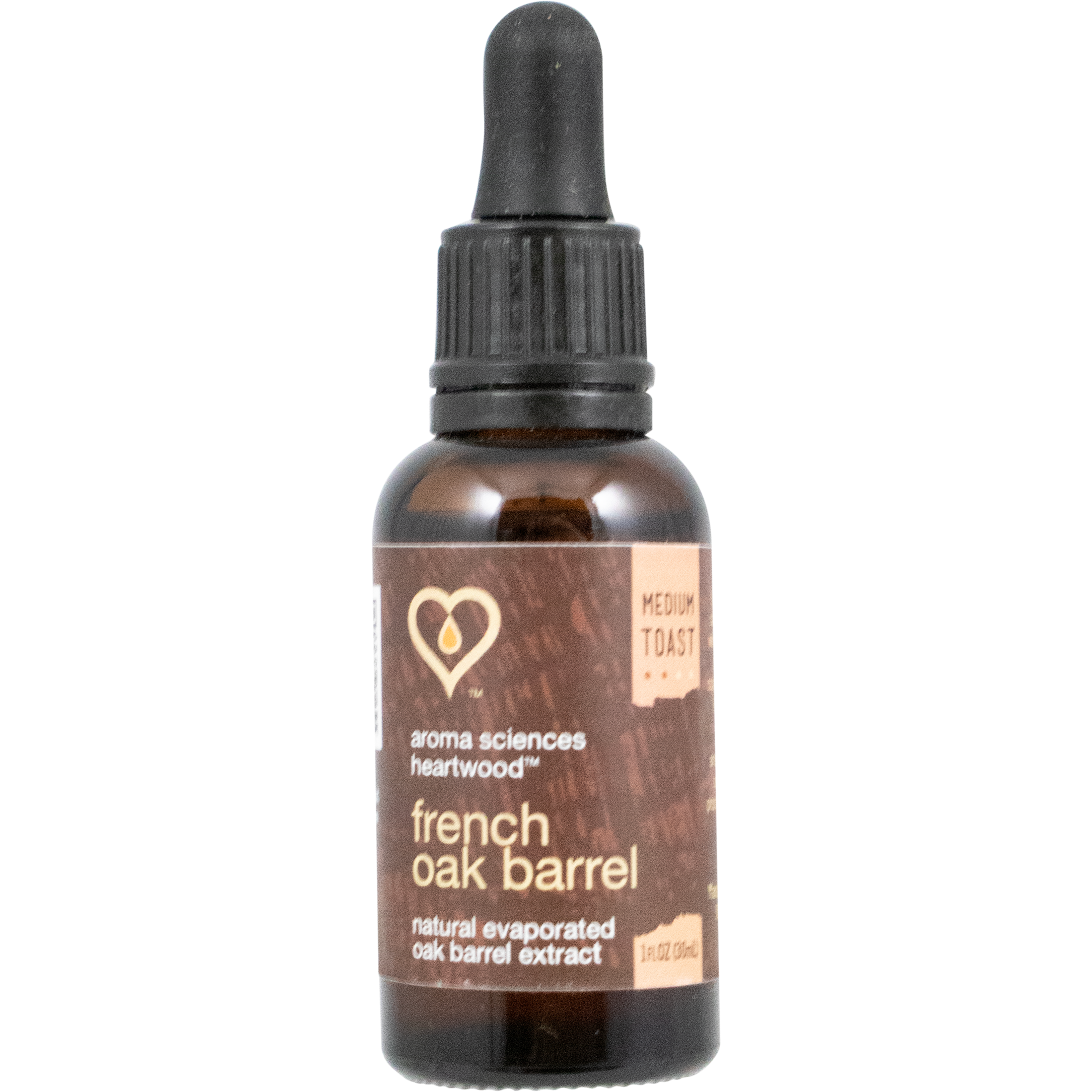 Aroma Sciences | French Oak Barrel Liquid Extract | Medium Toast | Natural Evaporated Oak Extract | 0.26 Gal | 1L Aroma Sciences | French Oak Barrel Liquid Extract | Medium Toast | Natural Evaporated Oak Extract | 0.26 Gal | 1L