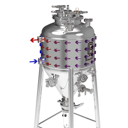 BrewBuilt® X3 Jacketed Uni Conical Fermenter - Return