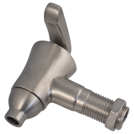 Farro Glass Wide Mouth Carboy Stainless Steel Spigot 2 - Push Down