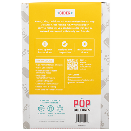 Pop Cultures - Cider Making Kit