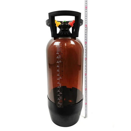Oxebar 20L Amber PET Keg - w/ Silicone Dip Tube & Filter, PRV, Carbonation Caps)