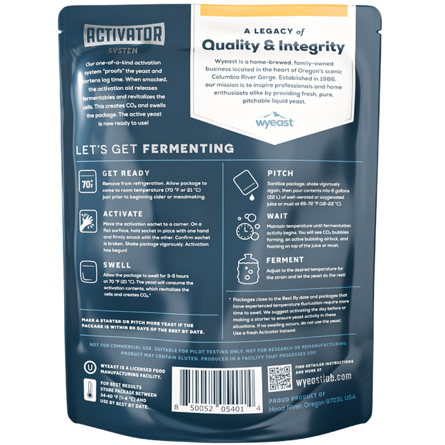 Yeast (Liquid) - Wyeast (Sweet Mead)