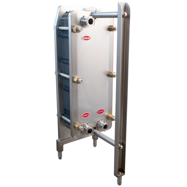 MB 3 square meter Two Stage Heat Exchanger for 3.5 to 15 bbl Breweries