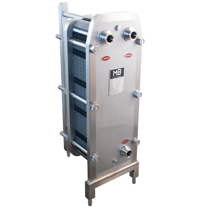 MB 6 square meter; Two Stage Heat Exchanger for 15 bbl and Larger Breweries