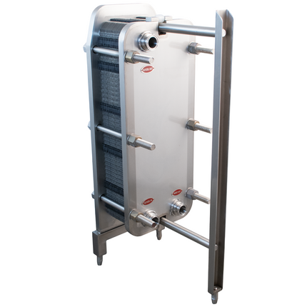 MB 6 square meter; Two Stage Heat Exchanger for 15 bbl and Larger Breweries