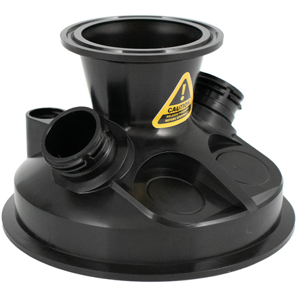 Kegmenter - 4 in. T.C. Pressure Lid - 2 in. T.C. Port