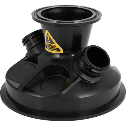 Kegmenter - 4 in. T.C. Pressure Lid - 2 in. T.C. Port